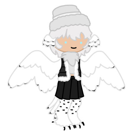 A snow owl harpy