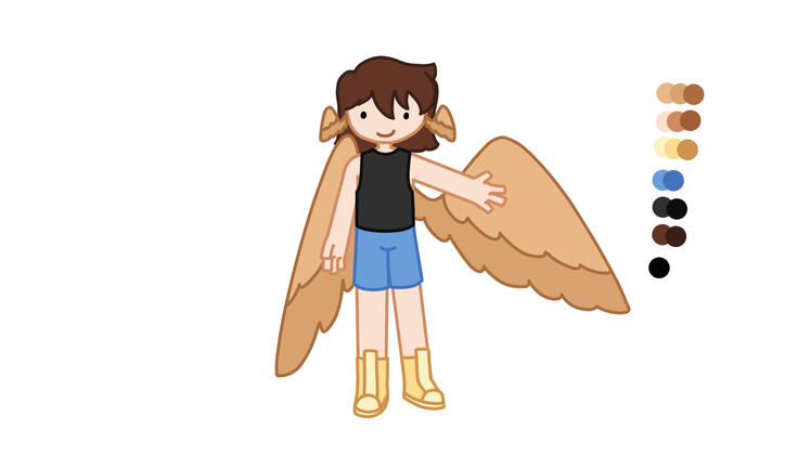 New ref sheet: avian, 30 Apr 2025